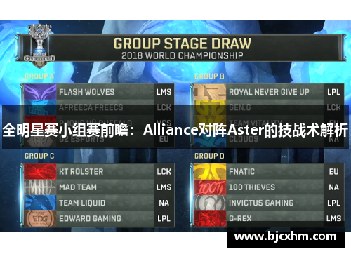 全明星赛小组赛前瞻：Alliance对阵Aster的技战术解析